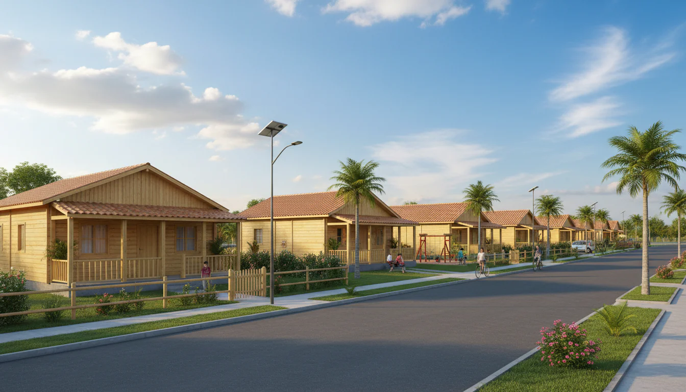 Casas de Madeira Pré-Fabricadas em Santa Helena – MA Casas de Madeira Pré-Fabricadas em Santa Helena – MA