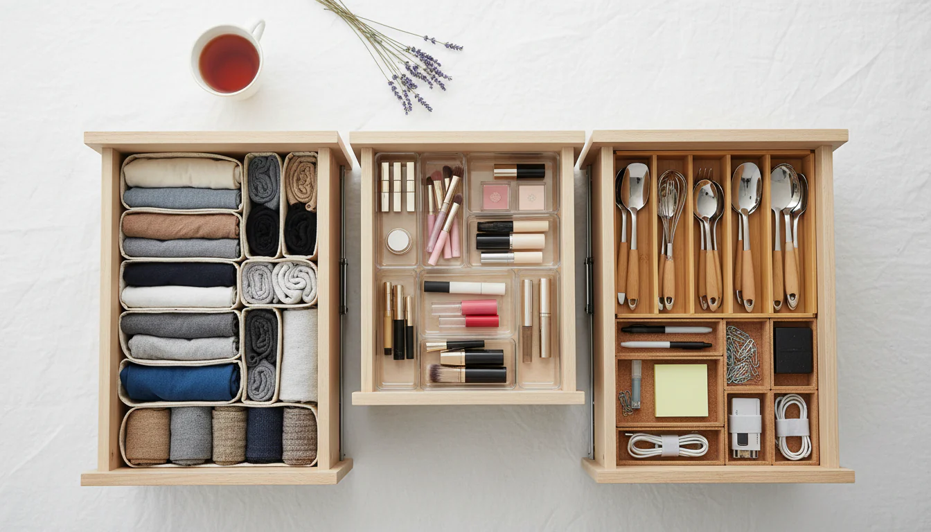 Dicas para organizar gavetas: adeus bagunça Dicas para organizar gavetas: adeus bagunça