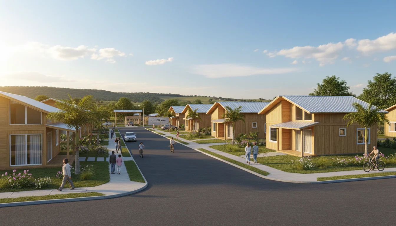 Casas de Madeira Pré-Fabricadas em São Raimundo das Mangabeiras – MA