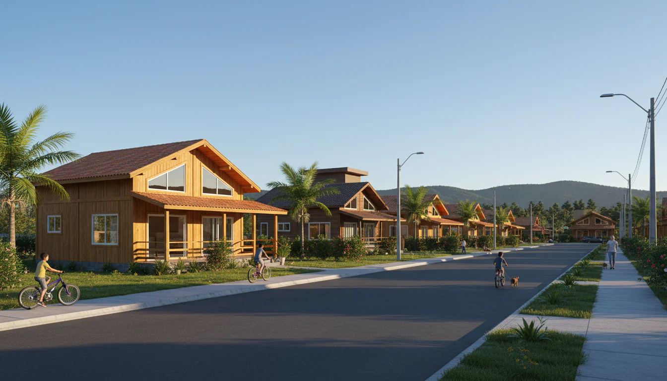 Casas de Madeira Pré-Fabricadas em Tuntum – MA