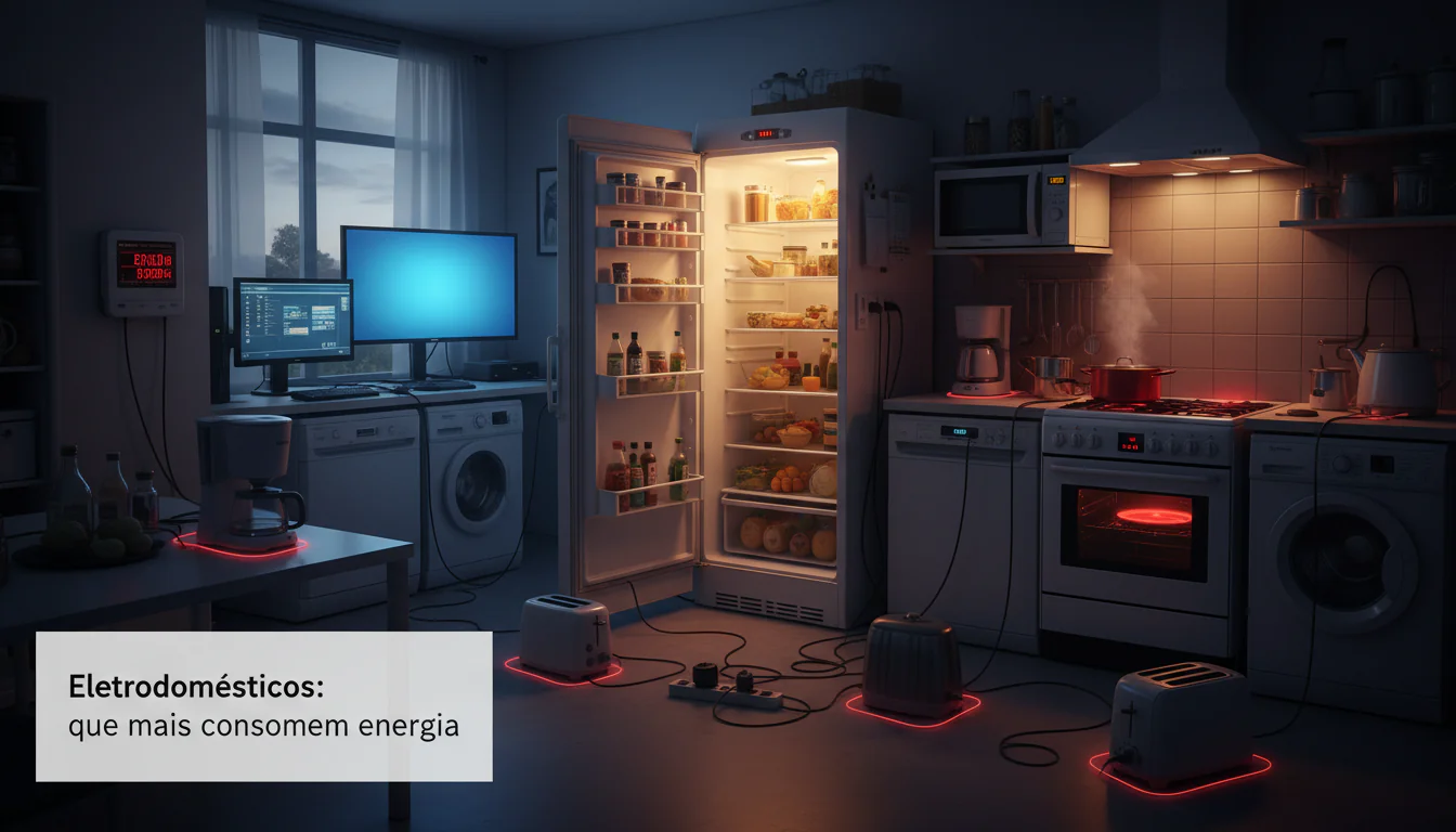 Eletrodomésticos: que mais consomem energia