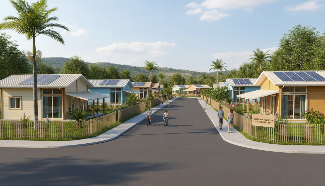 Casas de Madeira Pré-Fabricadas em Catunda – CE