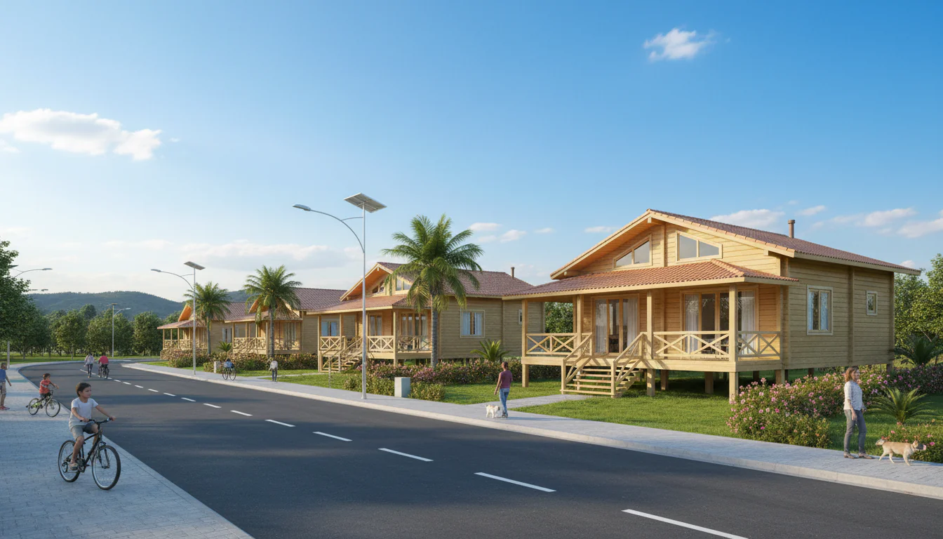 Casas de Madeira Pré-Fabricadas em Choró – CE