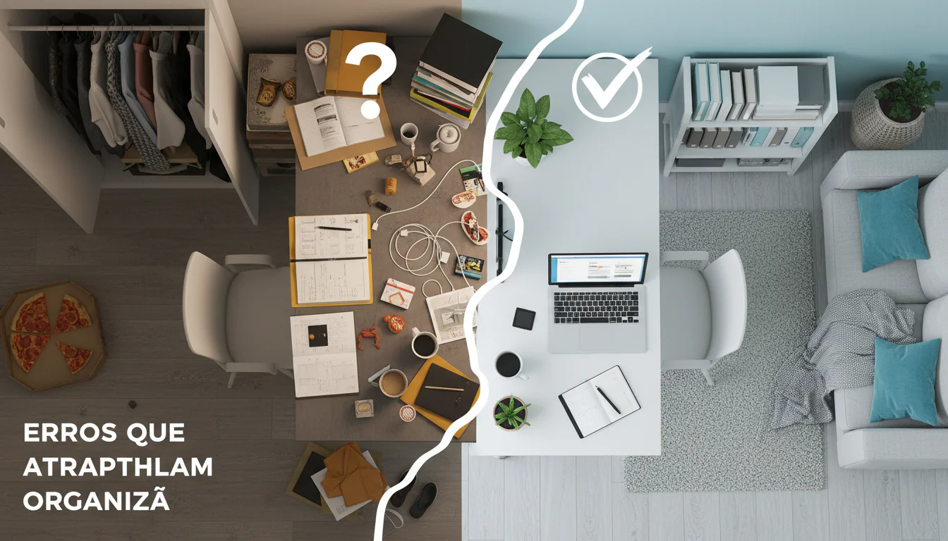 Erros que atrapalham organização: da sua casa