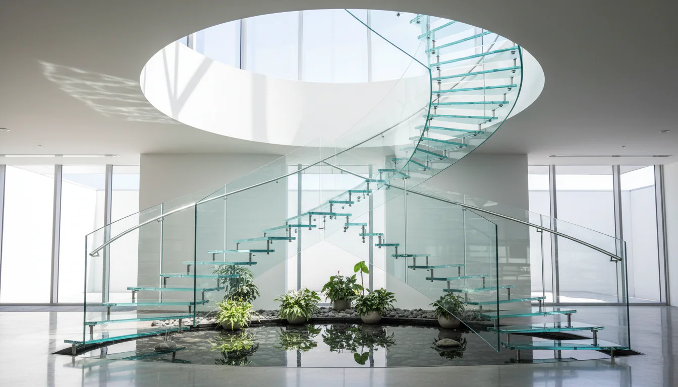 Escada de vidro: modelos para surpreender com leveza Escada de vidro: modelos para surpreender com leveza