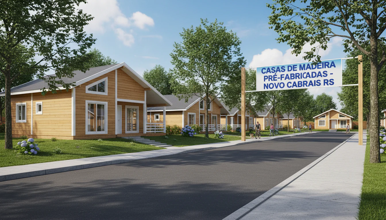 Casas de Madeira Pré-Fabricadas em Novo Cabrais – RS Casas de Madeira Pré-Fabricadas em Novo Cabrais – RS