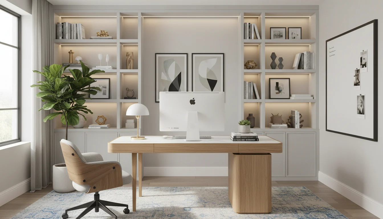 Escritório planejado: dicas e ideias para compor