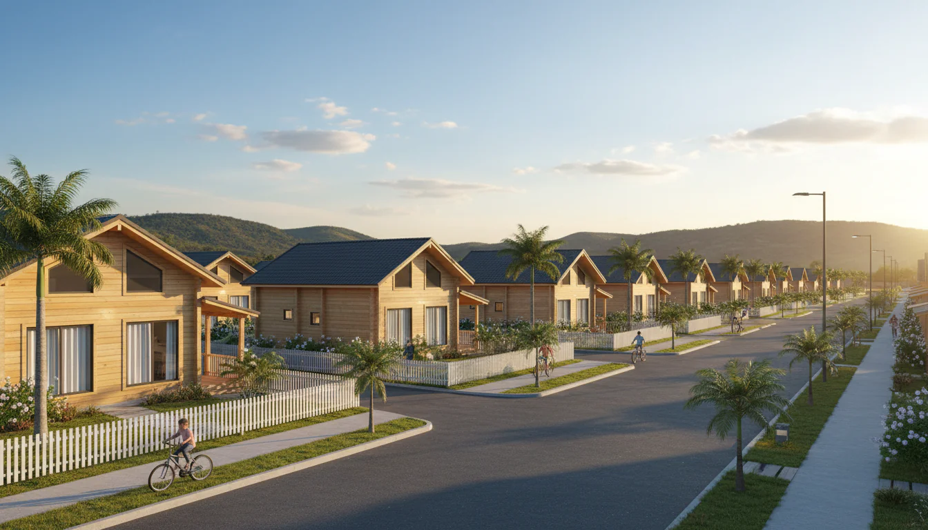 Casas de Madeira Pré-Fabricadas em Arraial – PI