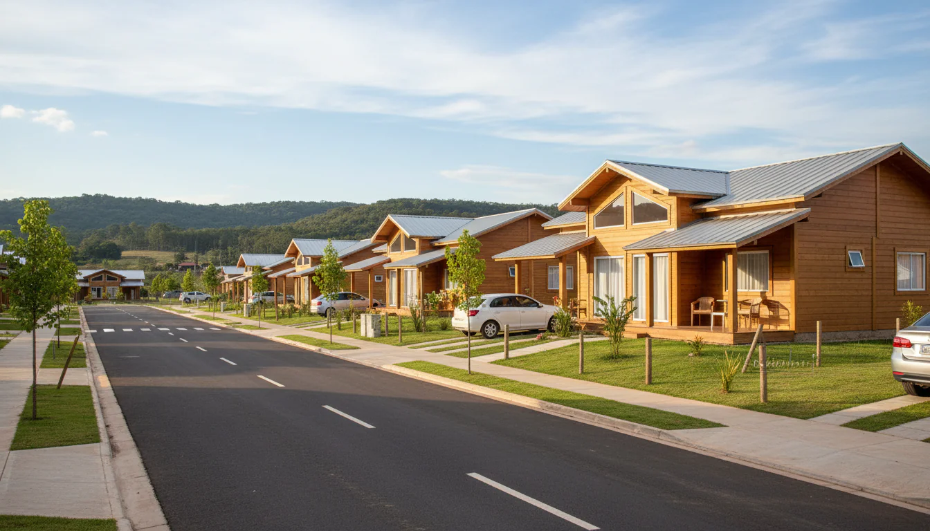 Casas de Madeira Pré-Fabricadas em Unistalda – RS Casas de Madeira Pré-Fabricadas em Unistalda – RS