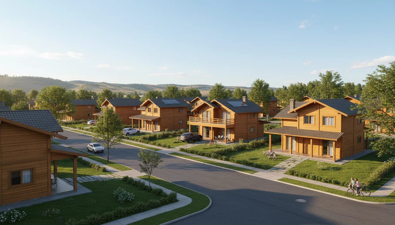 Casas de Madeira Pré-Fabricadas em Vila Lângaro – RS