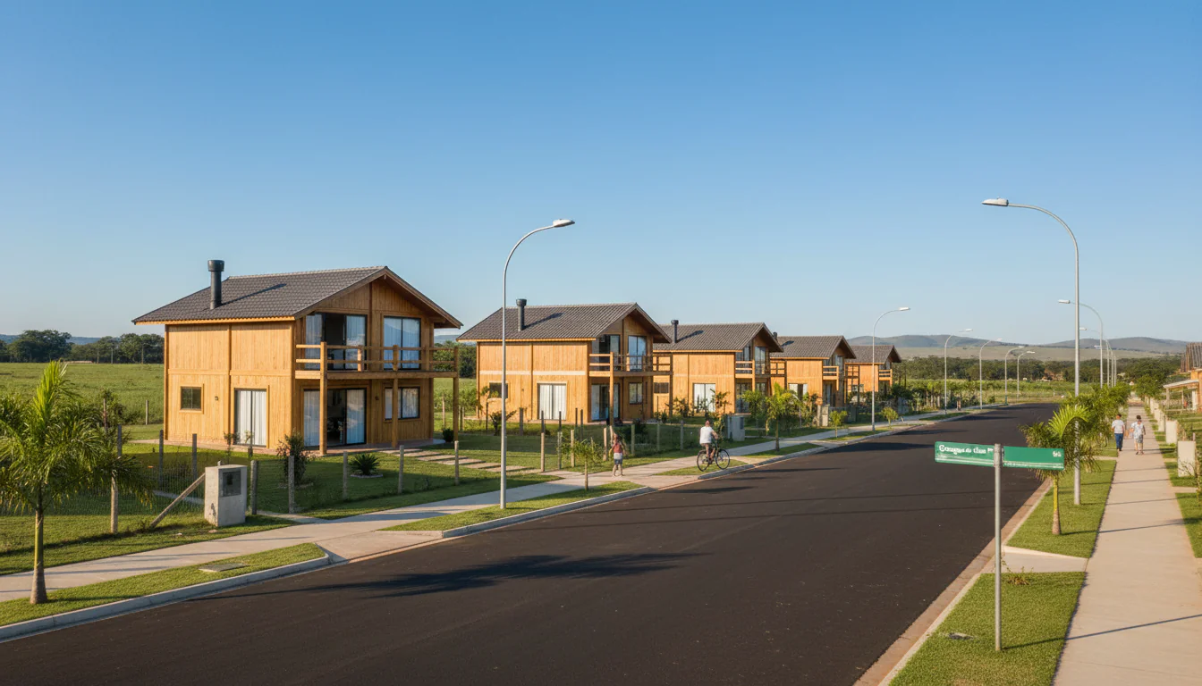 Casas de Madeira Pré-Fabricadas em Campos de Júlio – MT Casas de Madeira Pré-Fabricadas em Campos de Júlio – MT