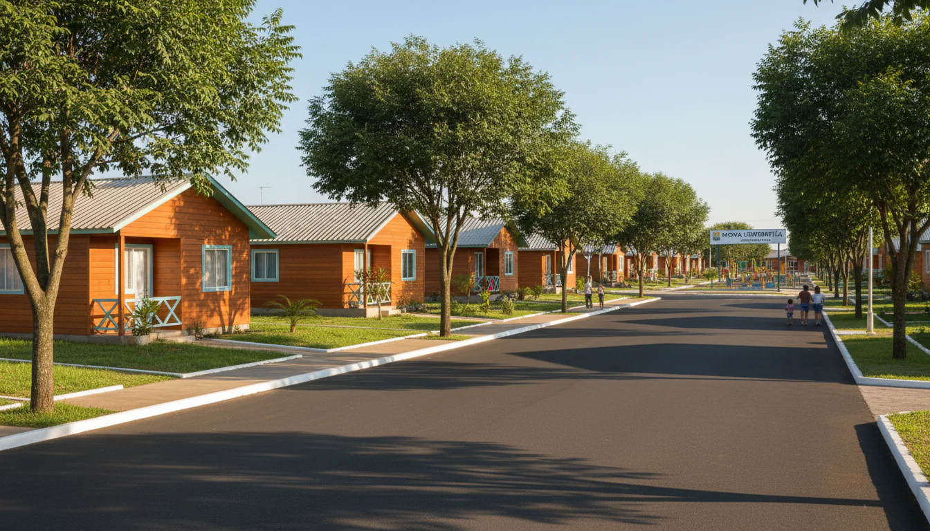 Casas de Madeira Pré-Fabricadas em Nova Ubiratã – MT Casas de Madeira Pré-Fabricadas em Nova Ubiratã – MT