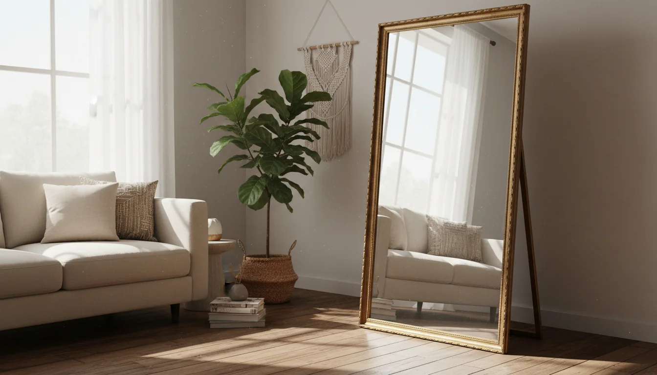 Espelho de chão: fotos para você inspirar e decorar