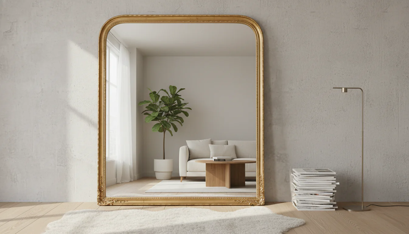 Espelho grande: modelos e dicas para usá-lo