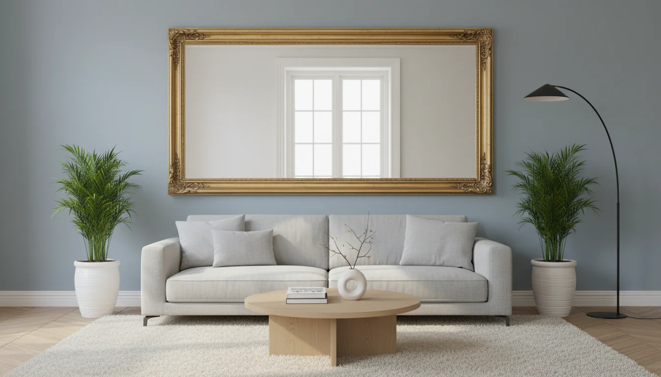 Espelho para sala: como decorar e ampliar ambiente