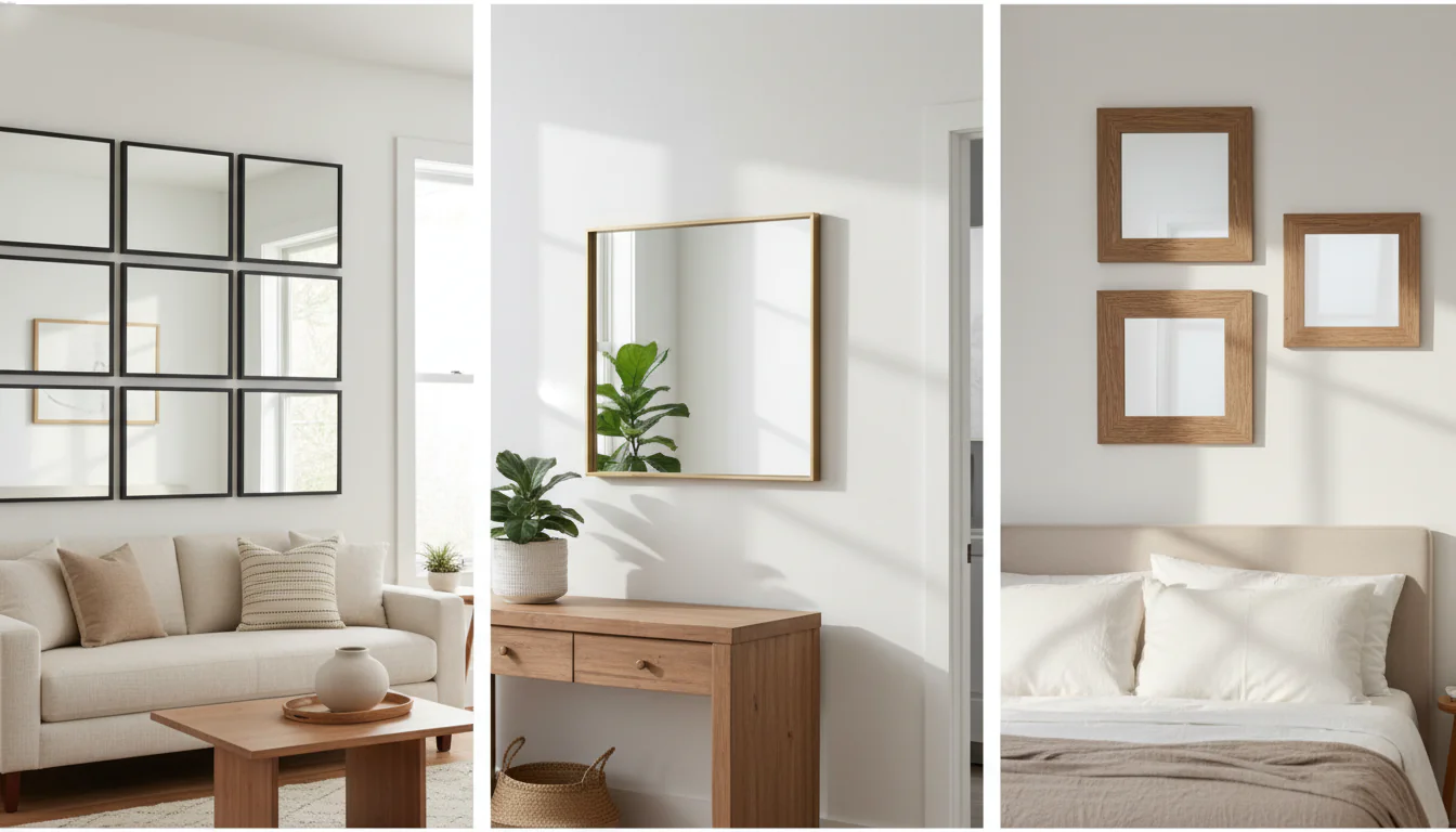 Espelho quadrado: maneiras de usar objeto em casa