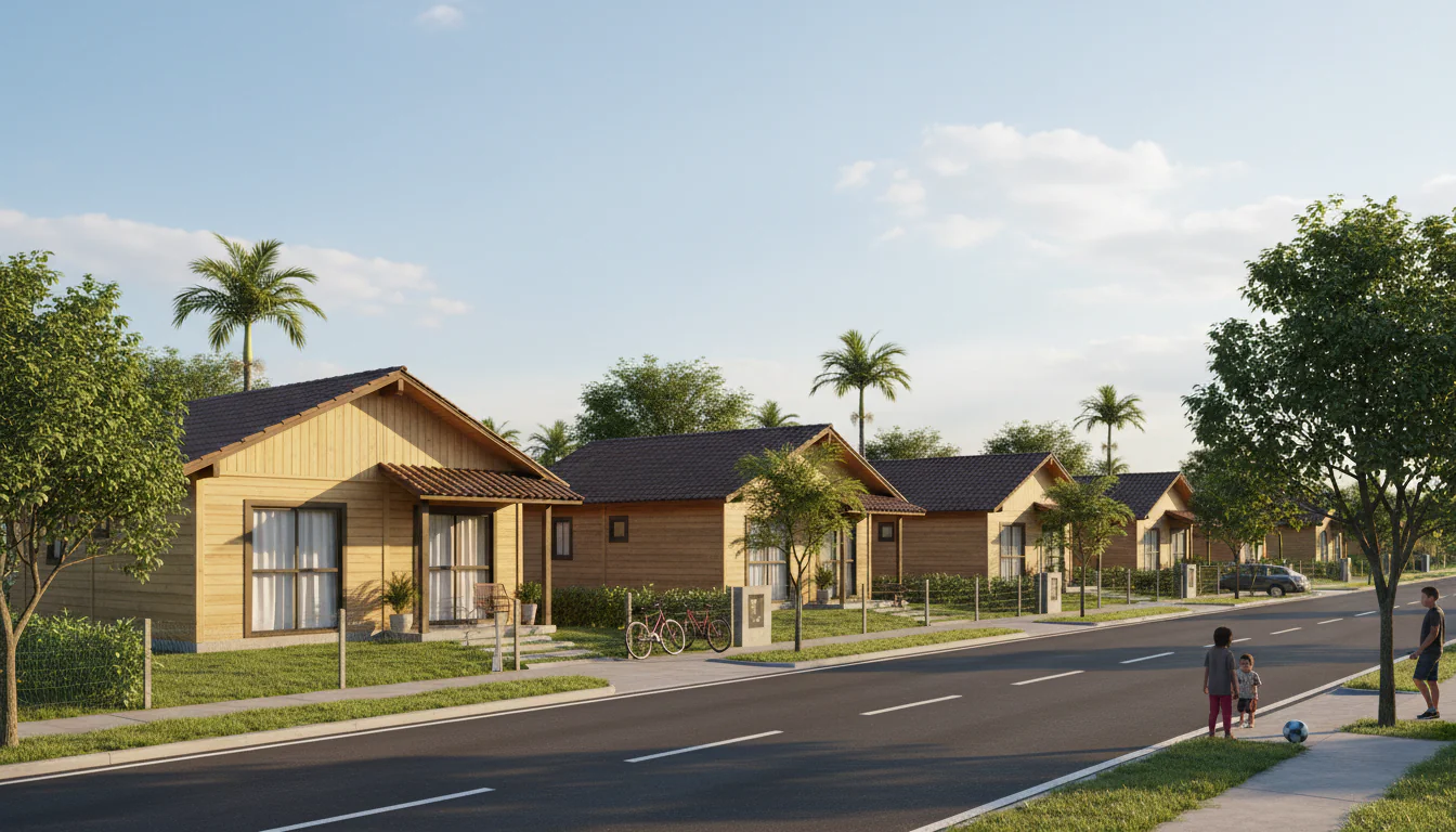 Casas de Madeira Pré-Fabricadas em Esperantina – PI Casas de Madeira Pré-Fabricadas em Esperantina – PI