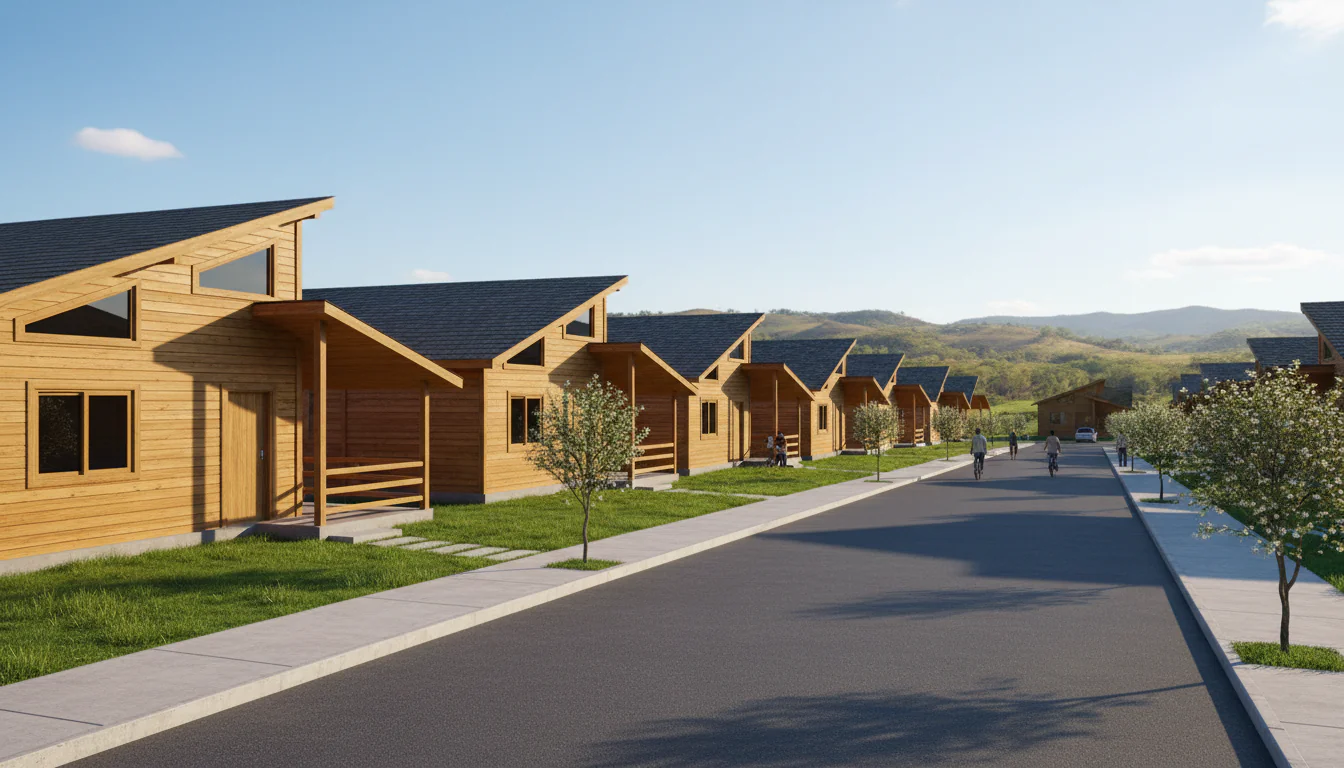 Casas de Madeira Pré-Fabricadas em Flores do Piauí – PI