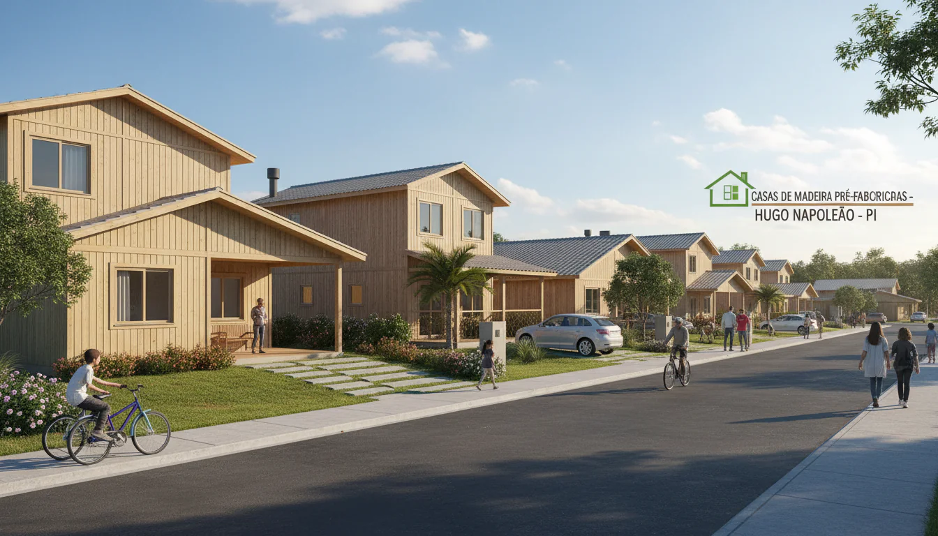 Casas de Madeira Pré-Fabricadas em Hugo Napoleão – PI