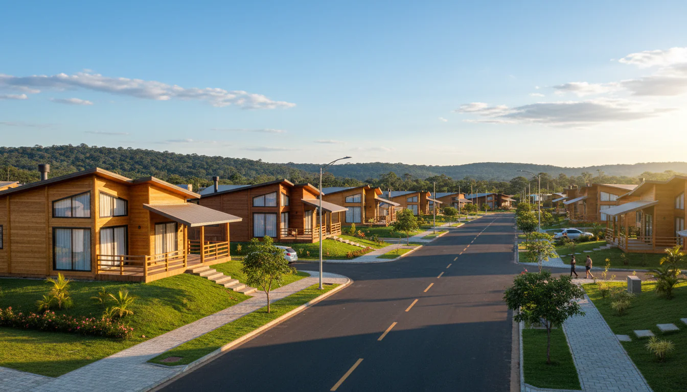 Casas de Madeira Pré-Fabricadas em Santa Cruz do Xingu – MT Casas de Madeira Pré-Fabricadas em Santa Cruz do Xingu – MT