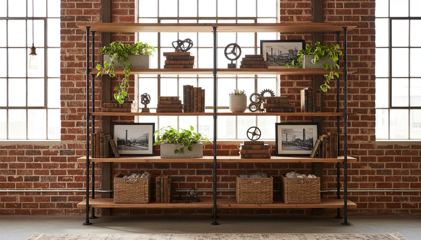 Estante industrial: modelos e ideias de como decorar Estante industrial: modelos e ideias de como decorar