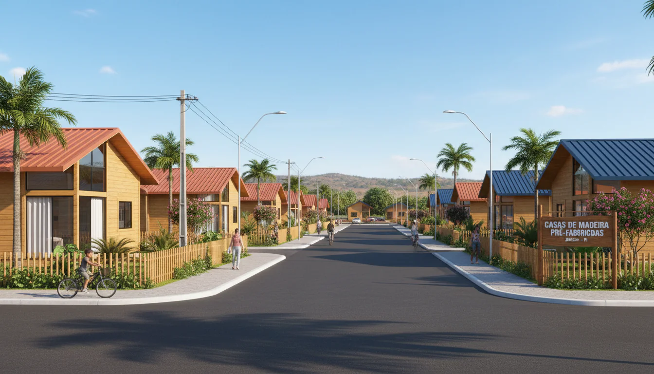 Casas de Madeira Pré-Fabricadas em Jaicós – PI