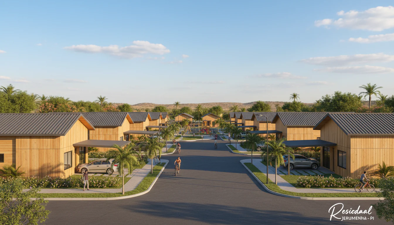 Casas de Madeira Pré-Fabricadas em Jerumenha – PI Casas de Madeira Pré-Fabricadas em Jerumenha – PI