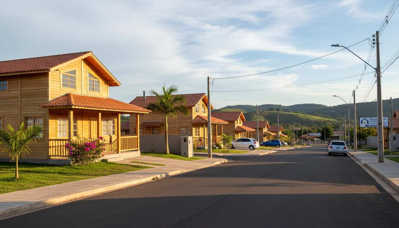 Casas de Madeira Pré-Fabricadas em José de Freitas – PI Casas de Madeira Pré-Fabricadas em José de Freitas – PI