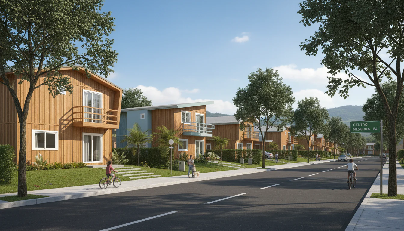 Casas de Madeira Pré-Fabricadas em Mesquita – RJ