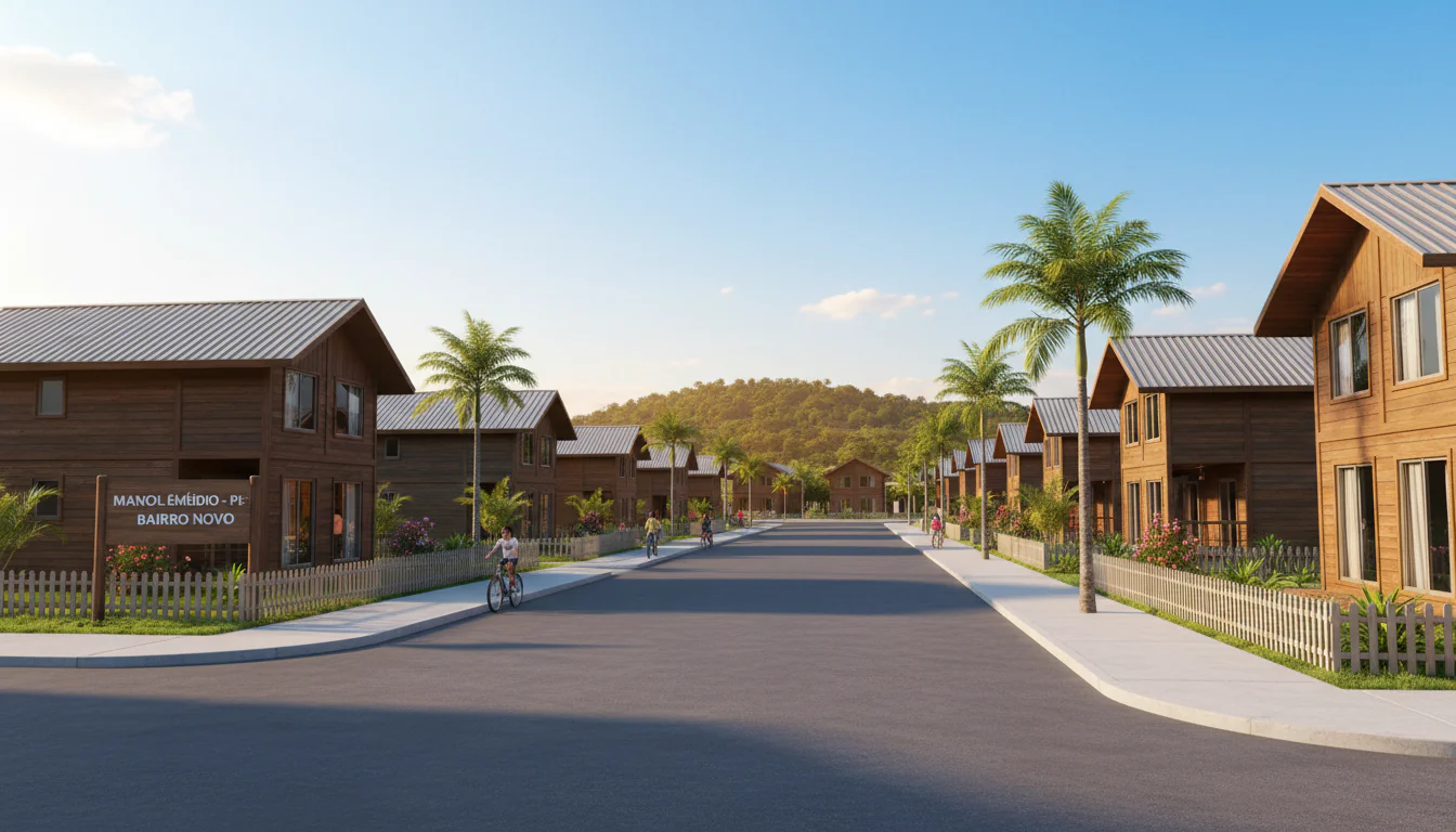 Casas de Madeira Pré-Fabricadas em Manoel Emídio – PI