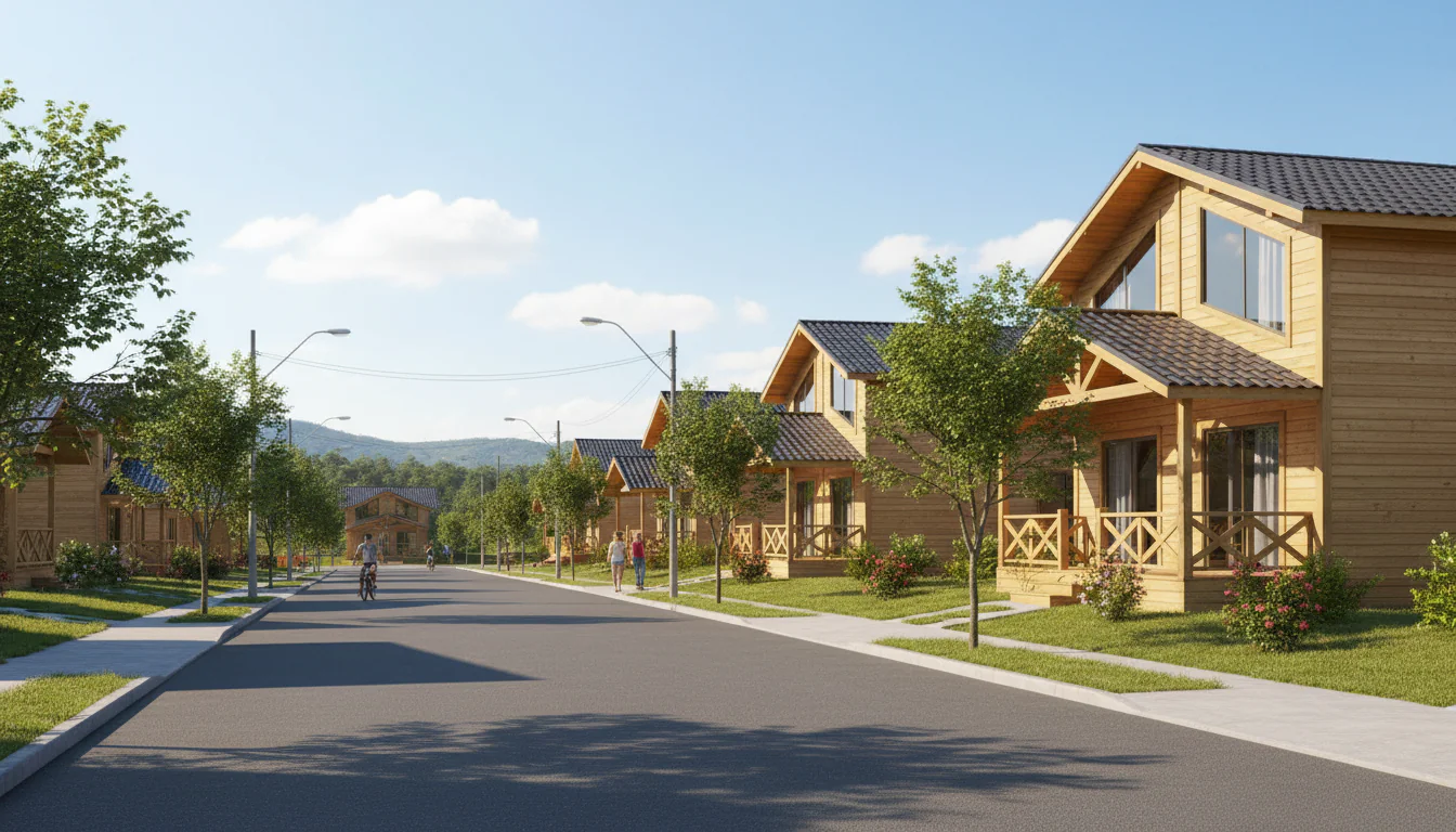 Casas de Madeira Pré-Fabricadas em Monsenhor Gil – PI Casas de Madeira Pré-Fabricadas em Monsenhor Gil – PI