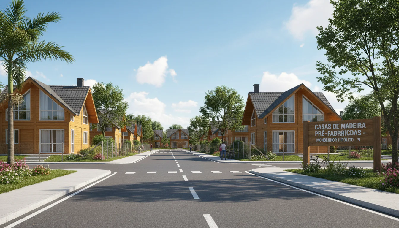 Casas de Madeira Pré-Fabricadas em Monsenhor Hipólito – PI Casas de Madeira Pré-Fabricadas em Monsenhor Hipólito – PI