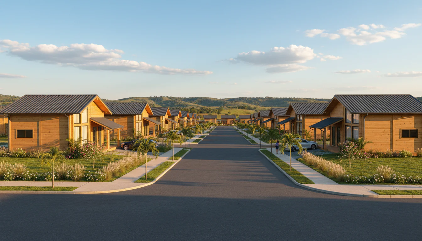 Casas de Madeira Pré-Fabricadas em Monte Alegre do Piauí – PI
