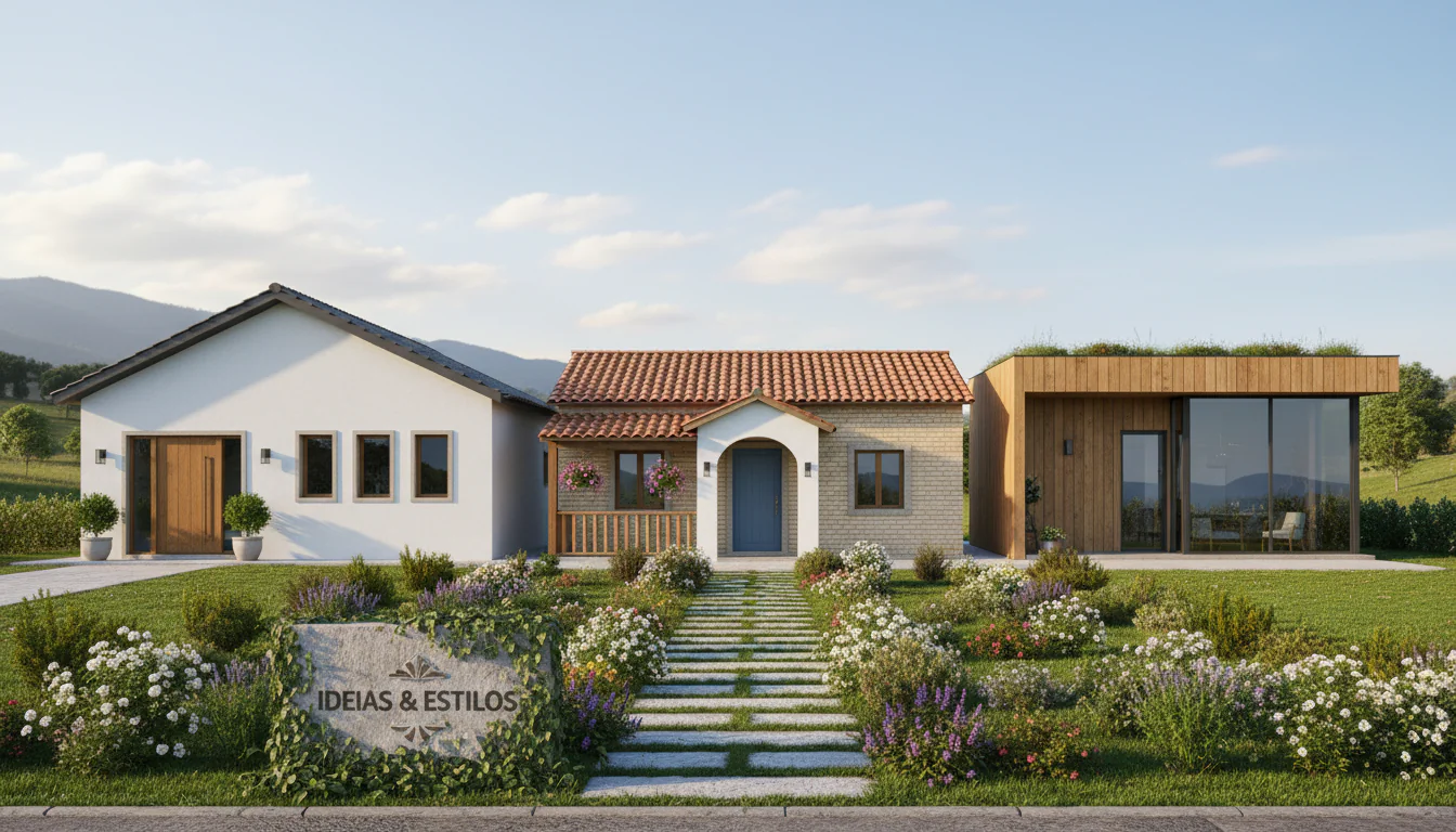 Fachadas de casas simples: ideias e estilos