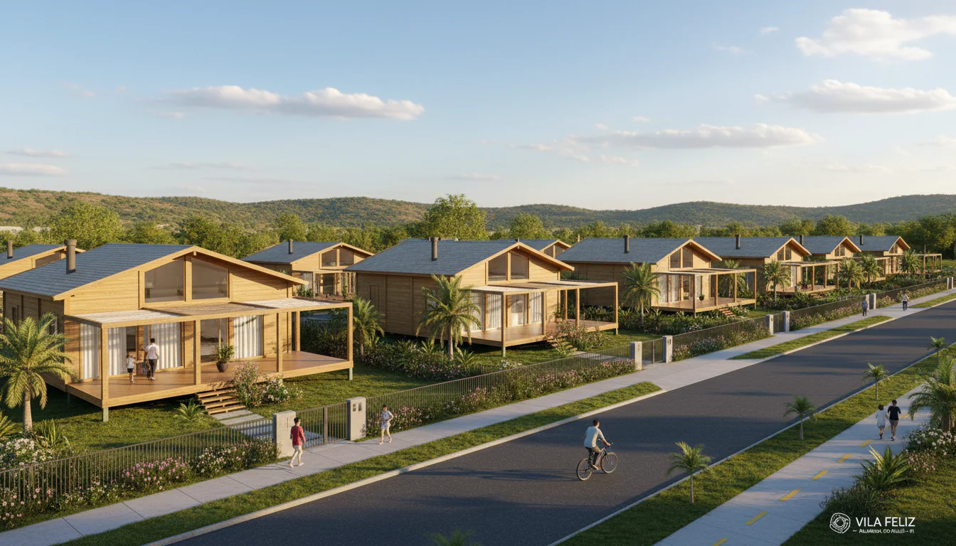 Casas de Madeira Pré-Fabricadas em Palmeira do Piauí – PI