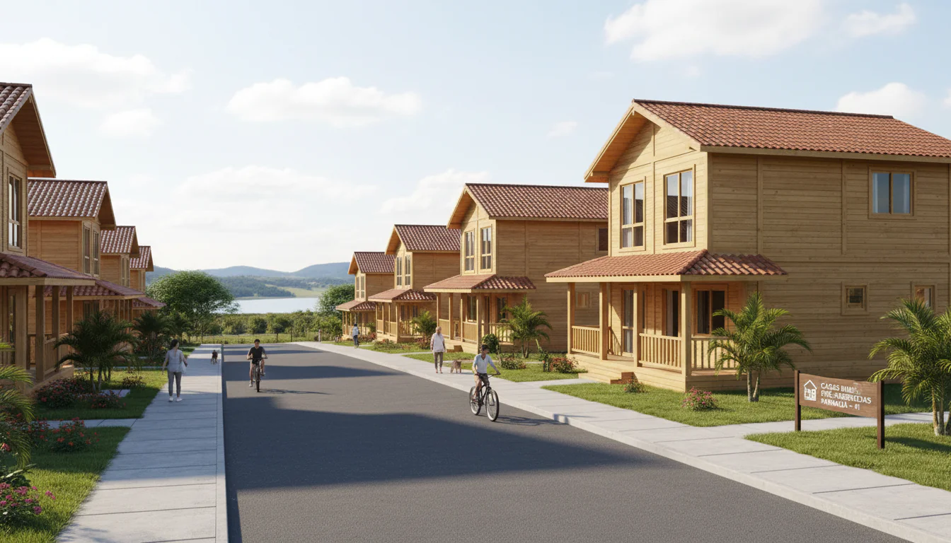 Casas de Madeira Pré-Fabricadas em Parnaguá – PI Casas de Madeira Pré-Fabricadas em Parnaguá – PI