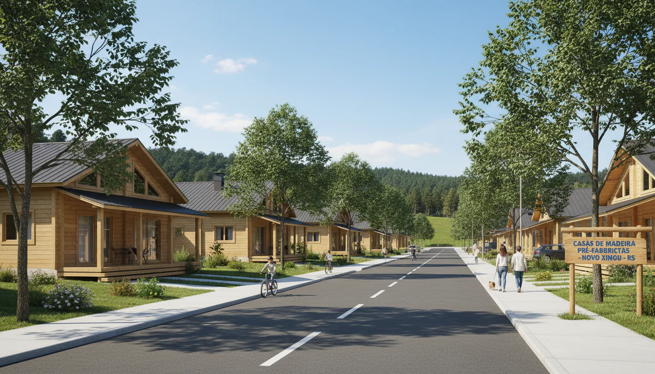 Casas de Madeira Pré-Fabricadas em Novo Xingu – RS Casas de Madeira Pré-Fabricadas em Novo Xingu – RS