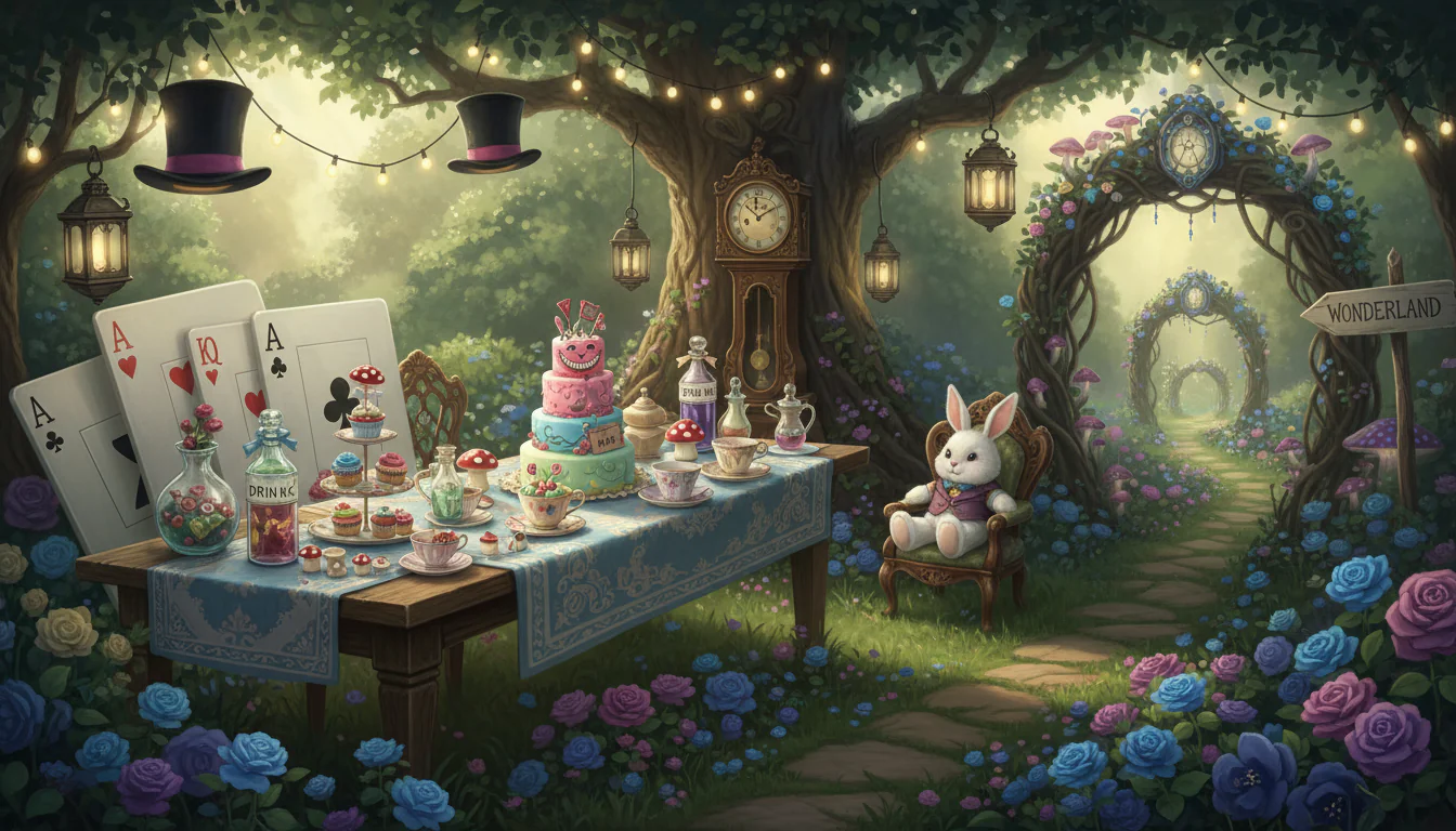 Festa Alice no País das Maravilhas: ideias e tutoriais