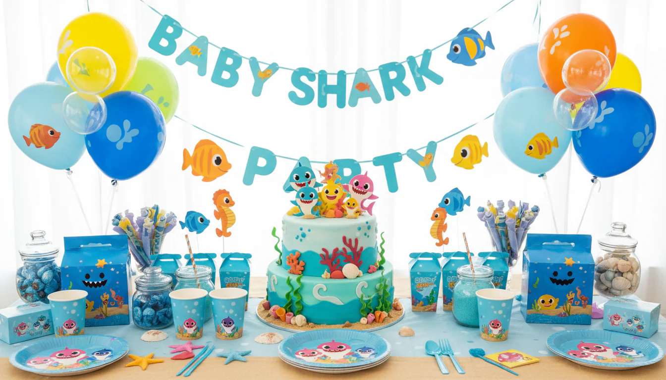Festa Baby Shark: ideias e tutoriais para decoração
