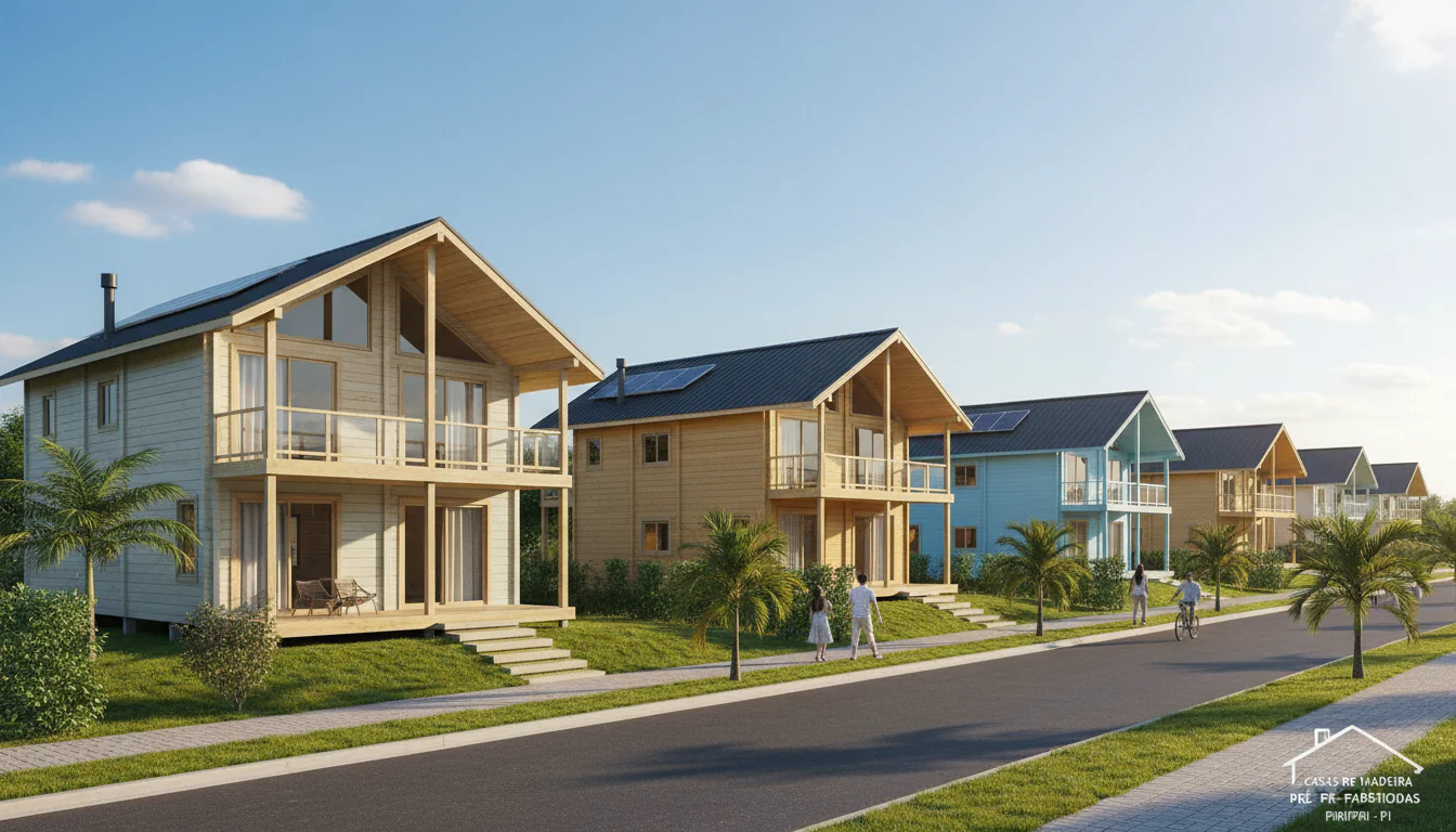 Casas de Madeira Pré-Fabricadas em Piripiri – PI Casas de Madeira Pré-Fabricadas em Piripiri – PI