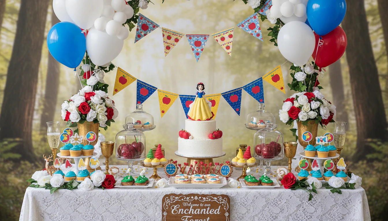 Festa Branca de Neve: ideias para evento encantado Festa Branca de Neve: ideias para evento encantado