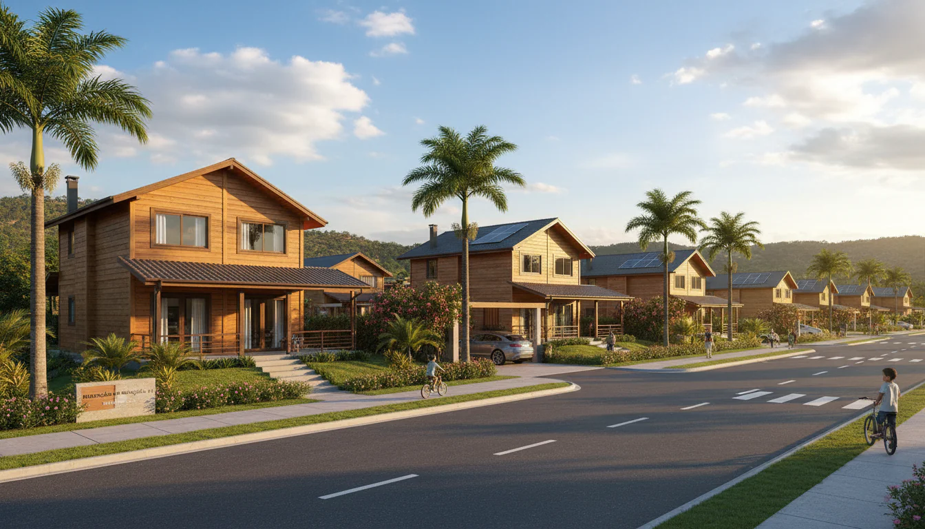 Casas de Madeira Pré-Fabricadas em Redenção do Gurguéia – PI Casas de Madeira Pré-Fabricadas em Redenção do Gurguéia – PI