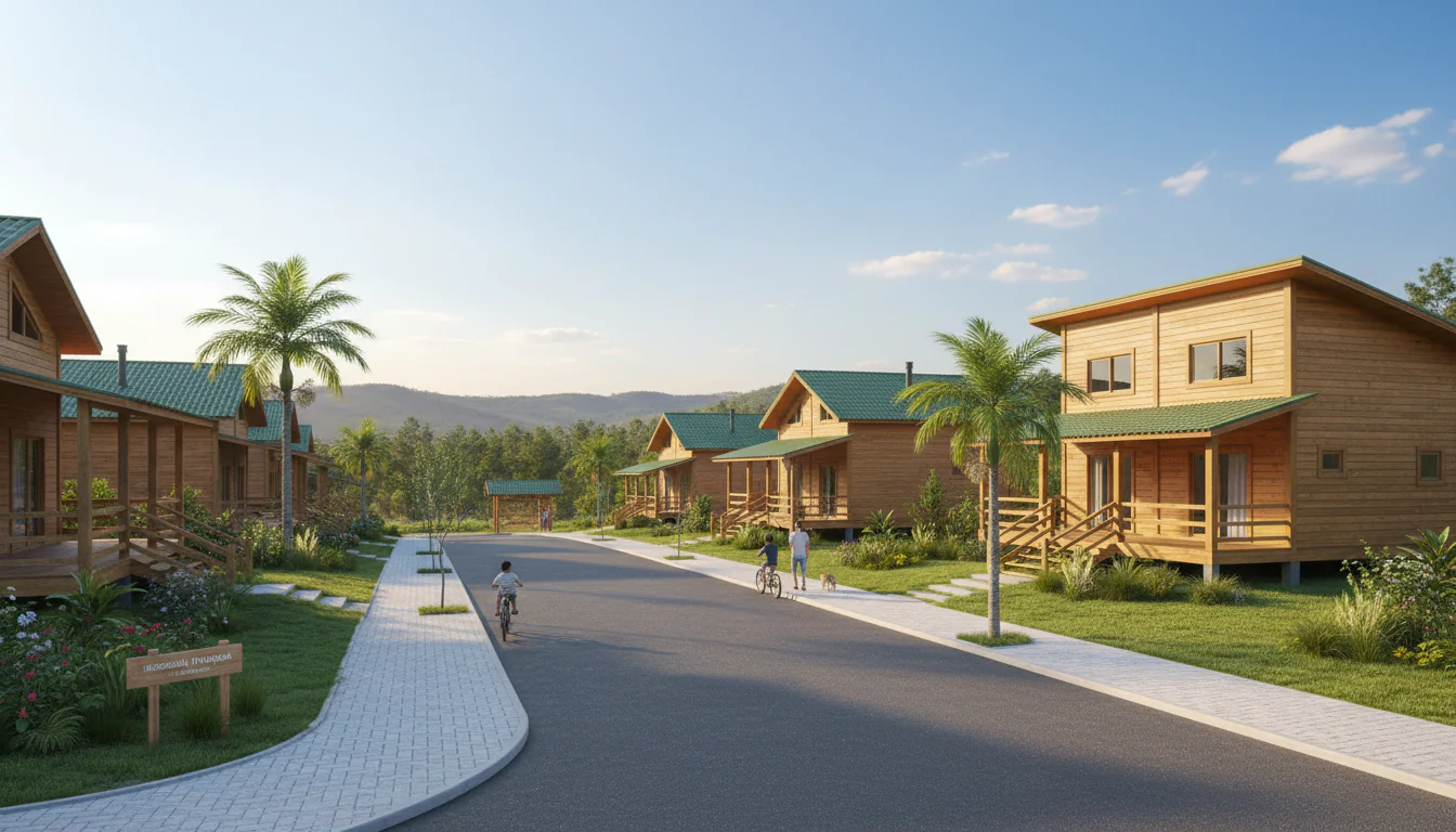 Casas de Madeira Pré-Fabricadas em Itanhangá – MT Casas de Madeira Pré-Fabricadas em Itanhangá – MT