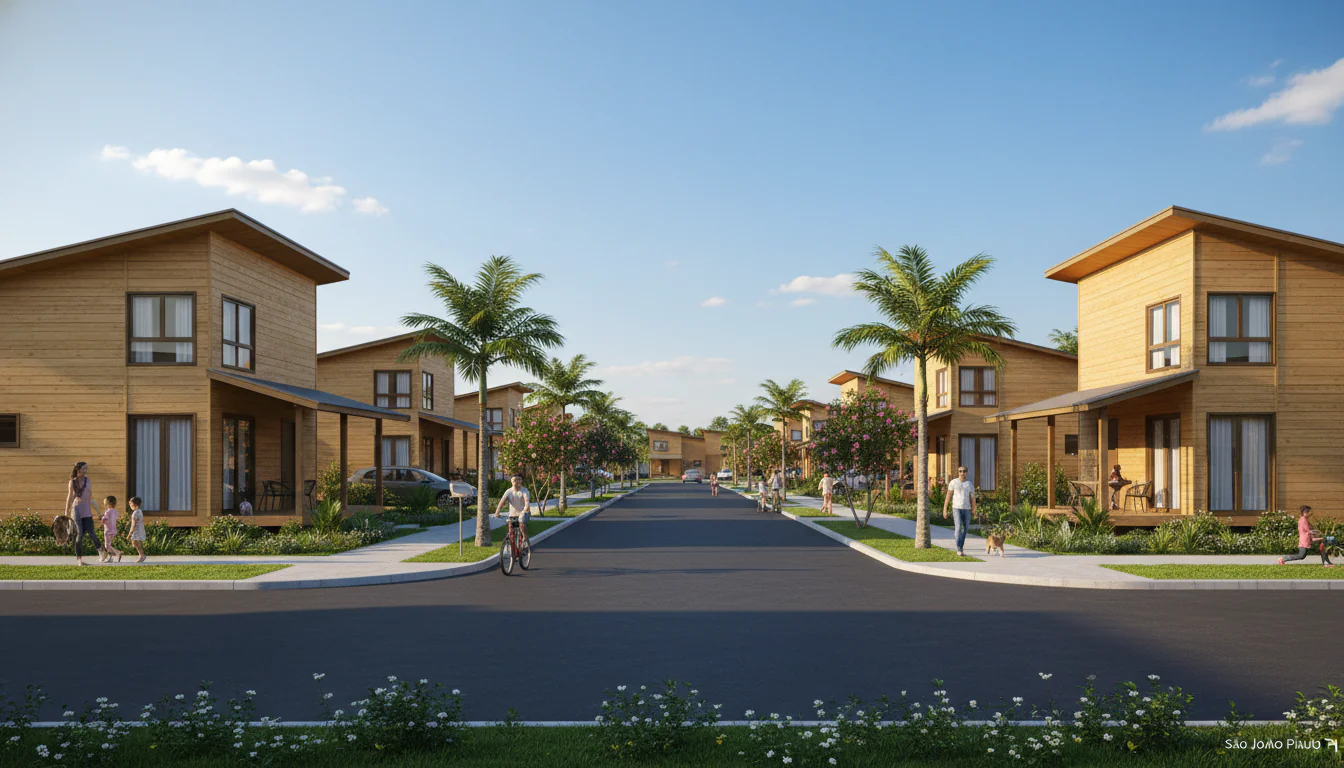 Casas de Madeira Pré-Fabricadas em São João do Piauí – PI