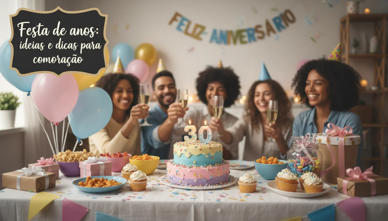 Festa de anos: ideias e dicas para comemoração