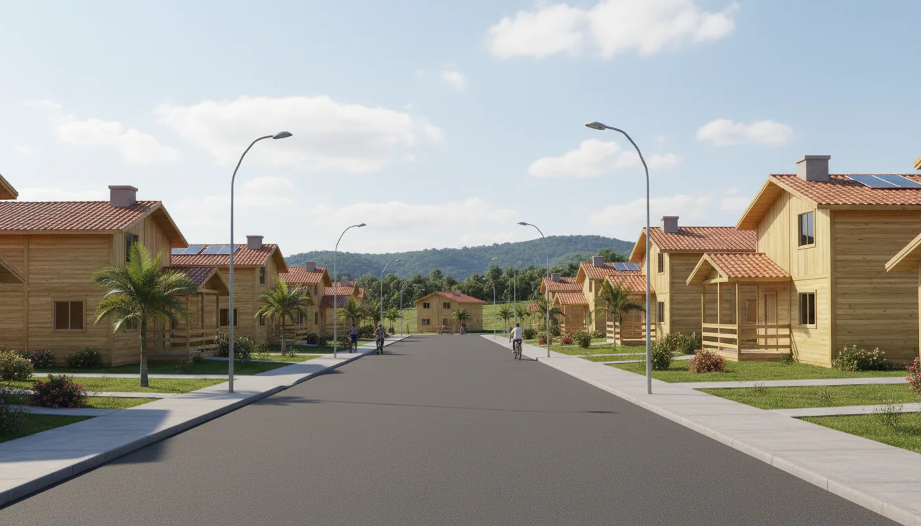 Casas de Madeira Pré-Fabricadas em Simplício Mendes – PI