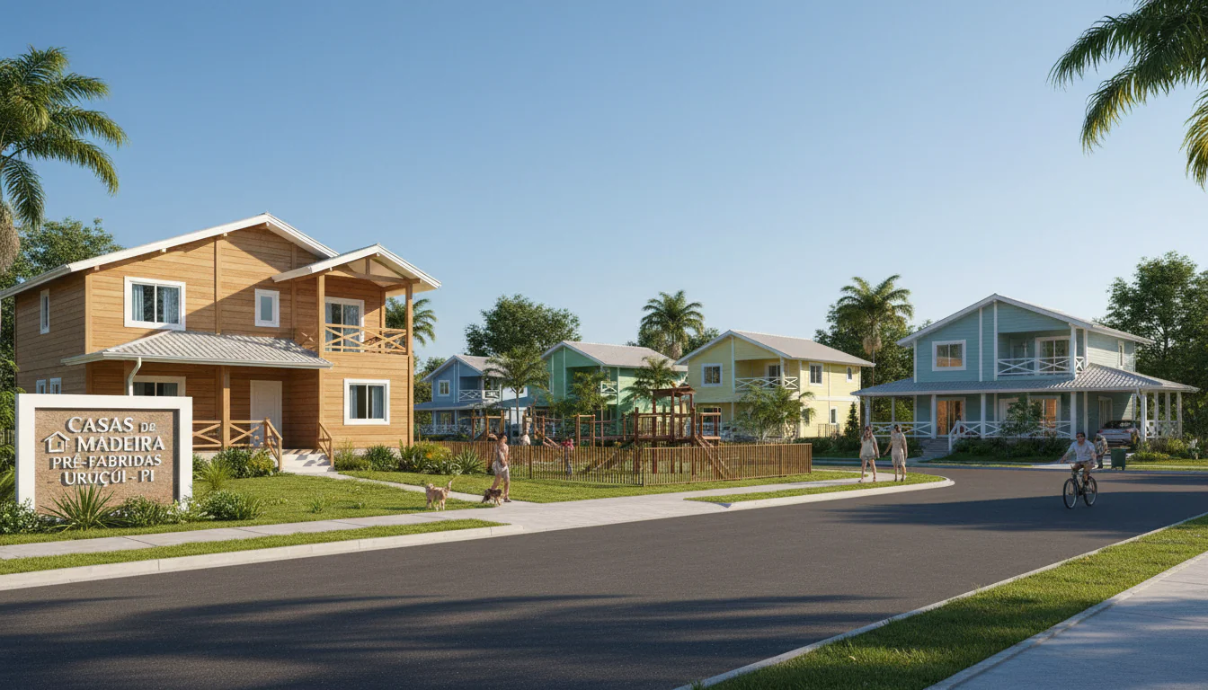 Casas de Madeira Pré-Fabricadas em Uruçuí – PI