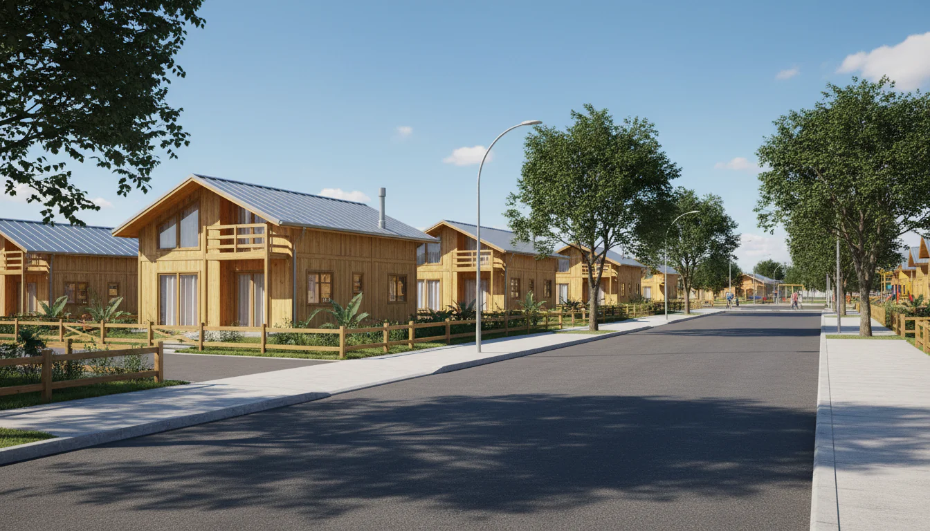 Casas de Madeira Pré-Fabricadas em Várzea Grande – PI