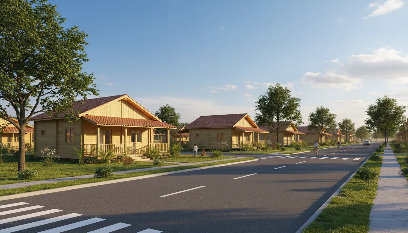 Casas de Madeira Pré-Fabricadas em Banabuiú – CE