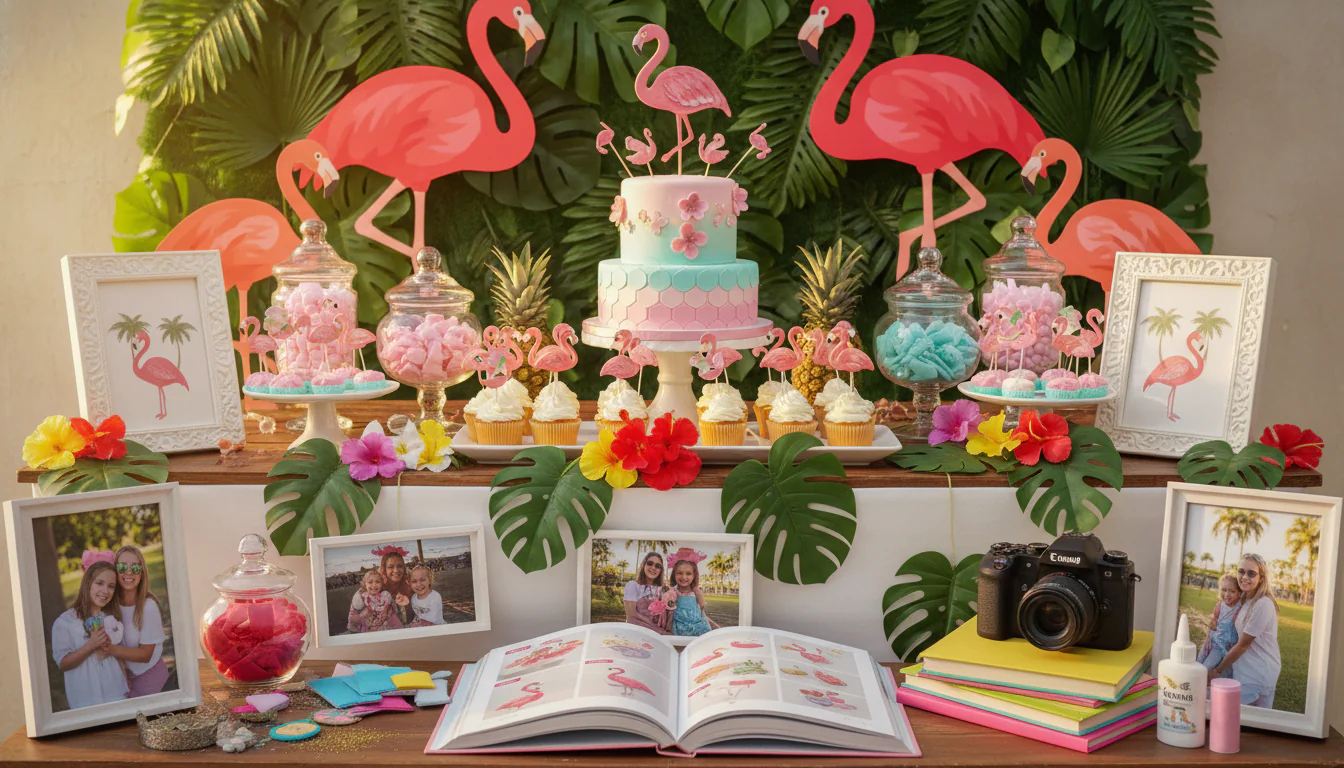 Festa Flamingo: fotos e tutoriais para comemoração